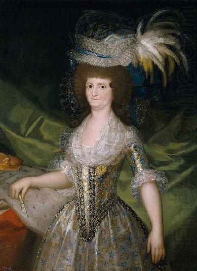 Queen of Spain Maria Louisa, nee Bourbon-Parma., Francisco de Goya